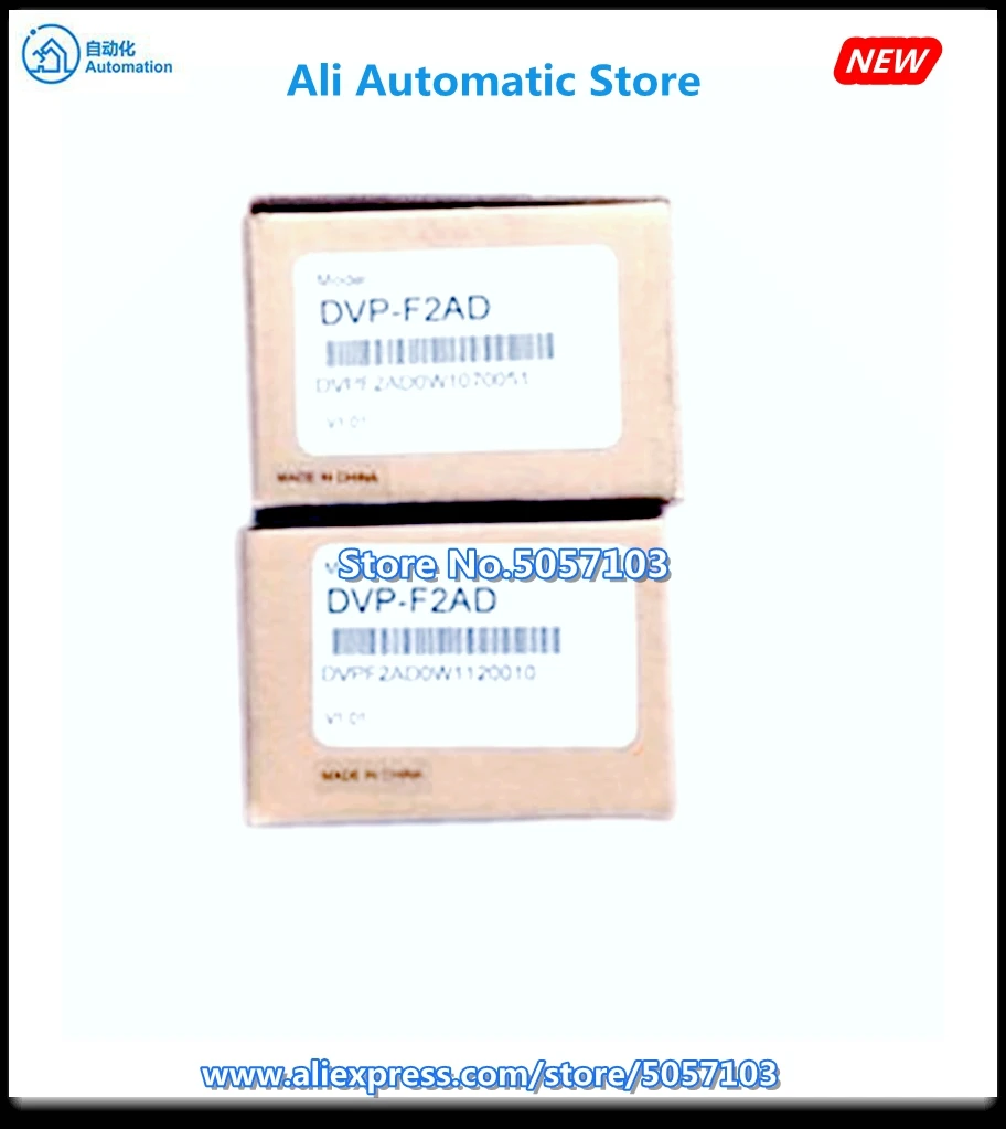 

DVP-F2AD 2-Channel AD Card 12BIT 0-10V 4-20mA 5PIN G-type Terminal New