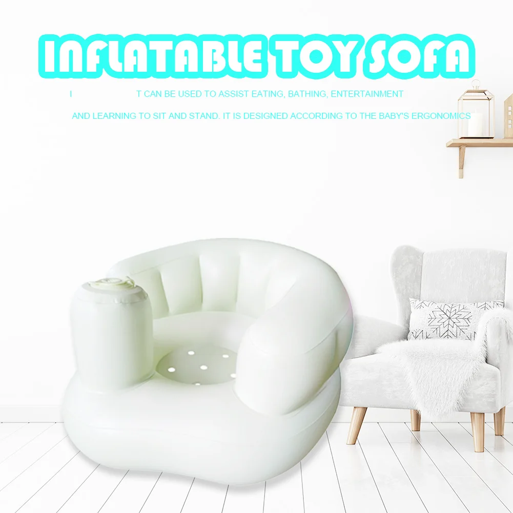 Novelty Thickened Baby Inflatable Toy PVC Sitting Chair Early Education Toys