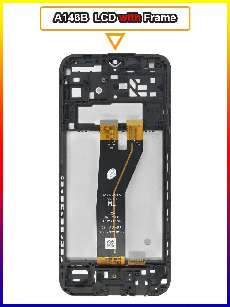 6.6\'\' for Samsung Galaxy A14 5G A146B LCD Display Touch Screen Digitizer Assembly Replacement for Samsung A14 A146B SM-A146B LCD