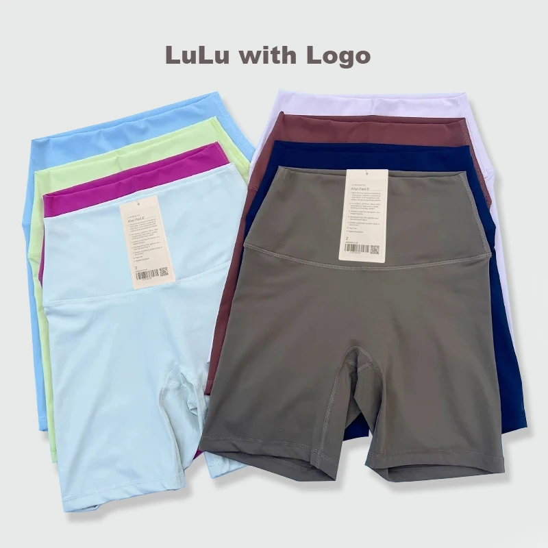 

8 inch Cycling shorts with logo Ω yoga running short tights workout leggings women for sports shorts gym women sportswear