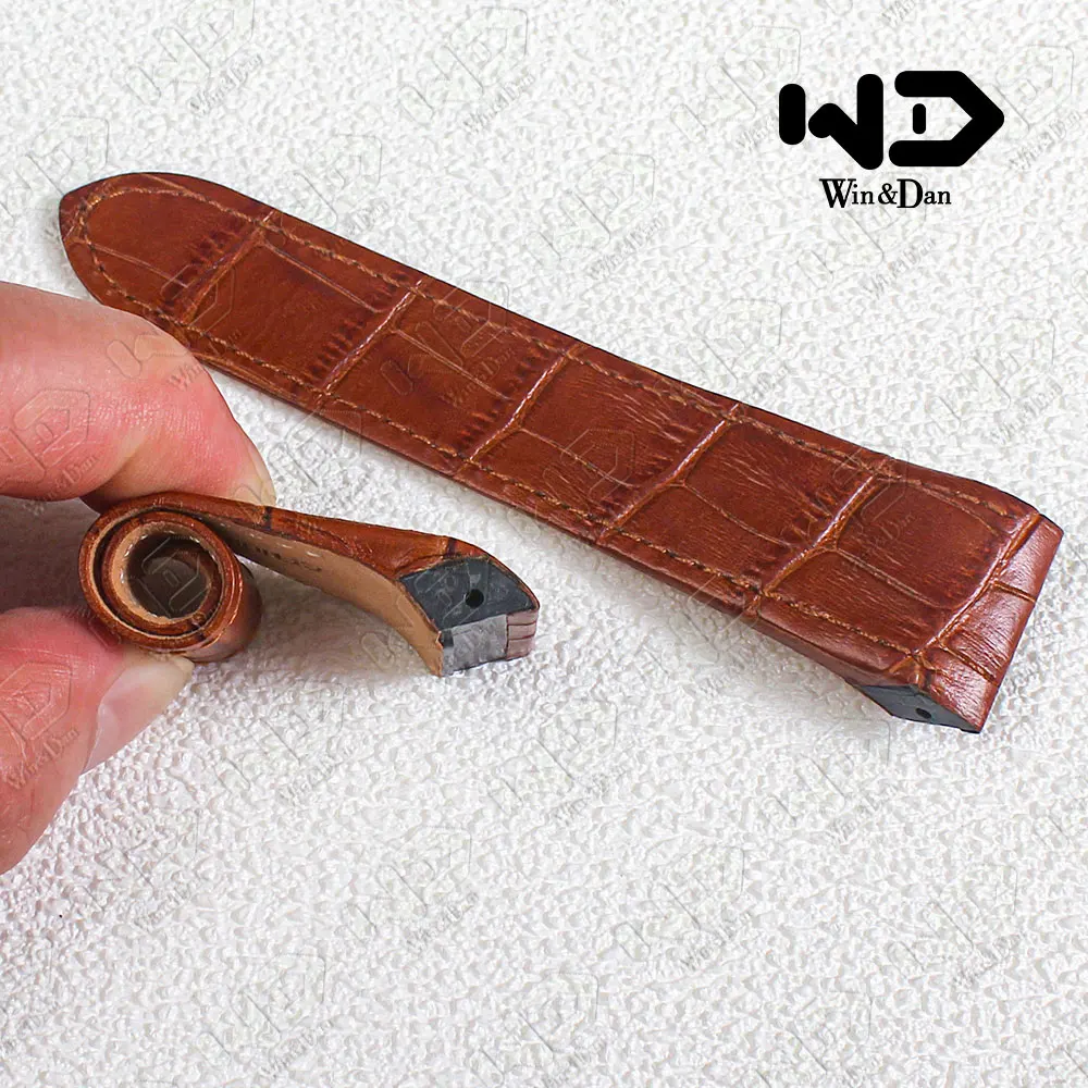 20mm 23mm 24.5mm Watch Band For Cartier Santos 100 Series Men Women Cowhide Straps High Qualitys Folding Buckle Watch Accessorie