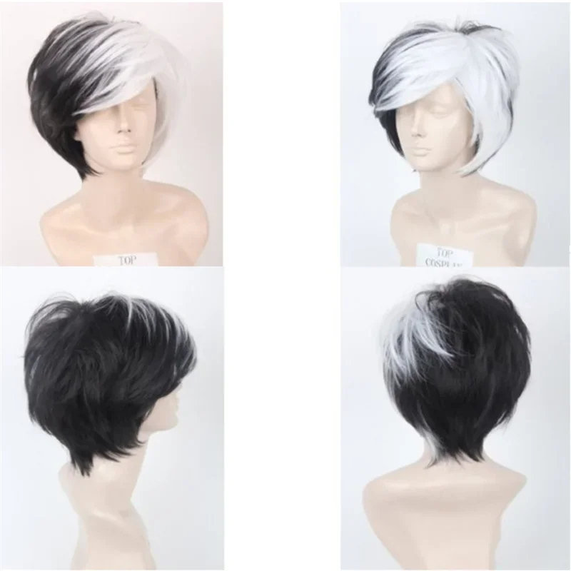 Boy Descendants 3 Carlos Jumpsuit Wig Cosplay Costume 3D Printed Zentai Suit Child Birthday Party Halloween Costumes For Kids