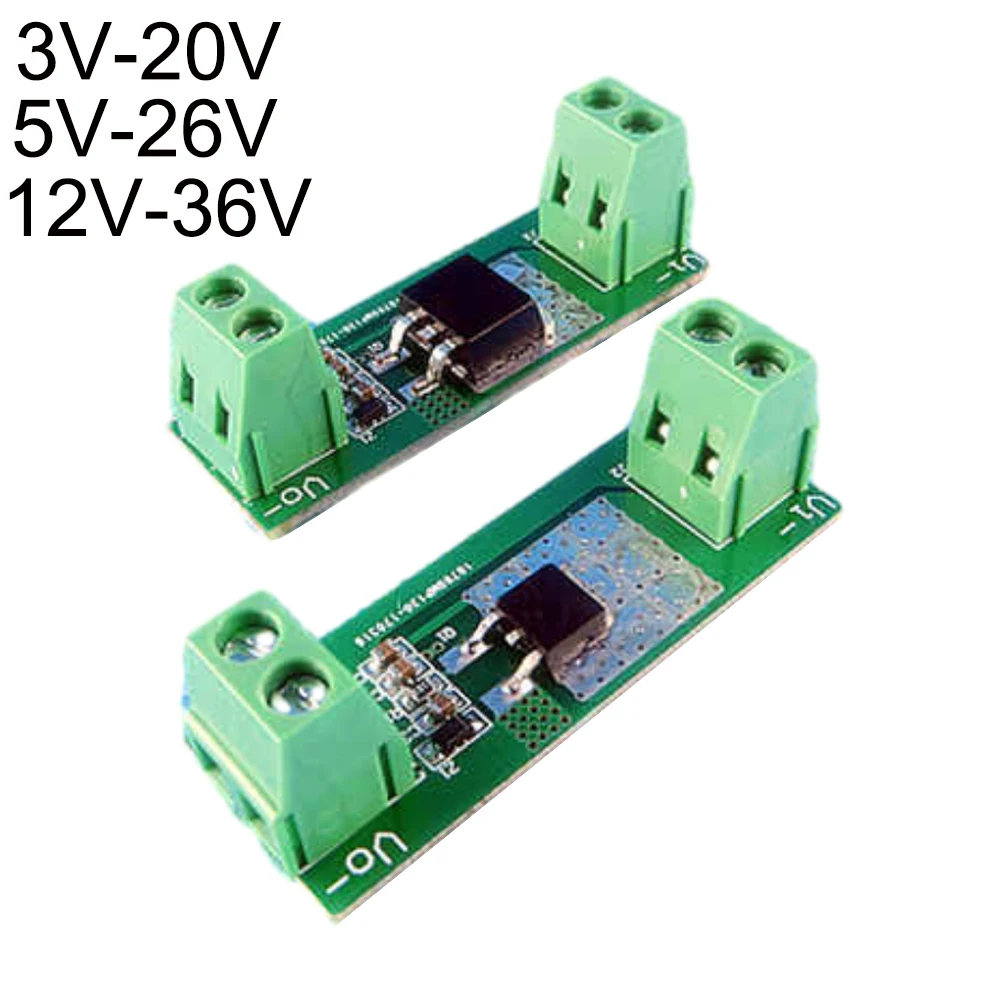 5A DC Power Reverse Connection Protection Board High Power Module Protection Current Ultra-low Voltage Power Protection Board