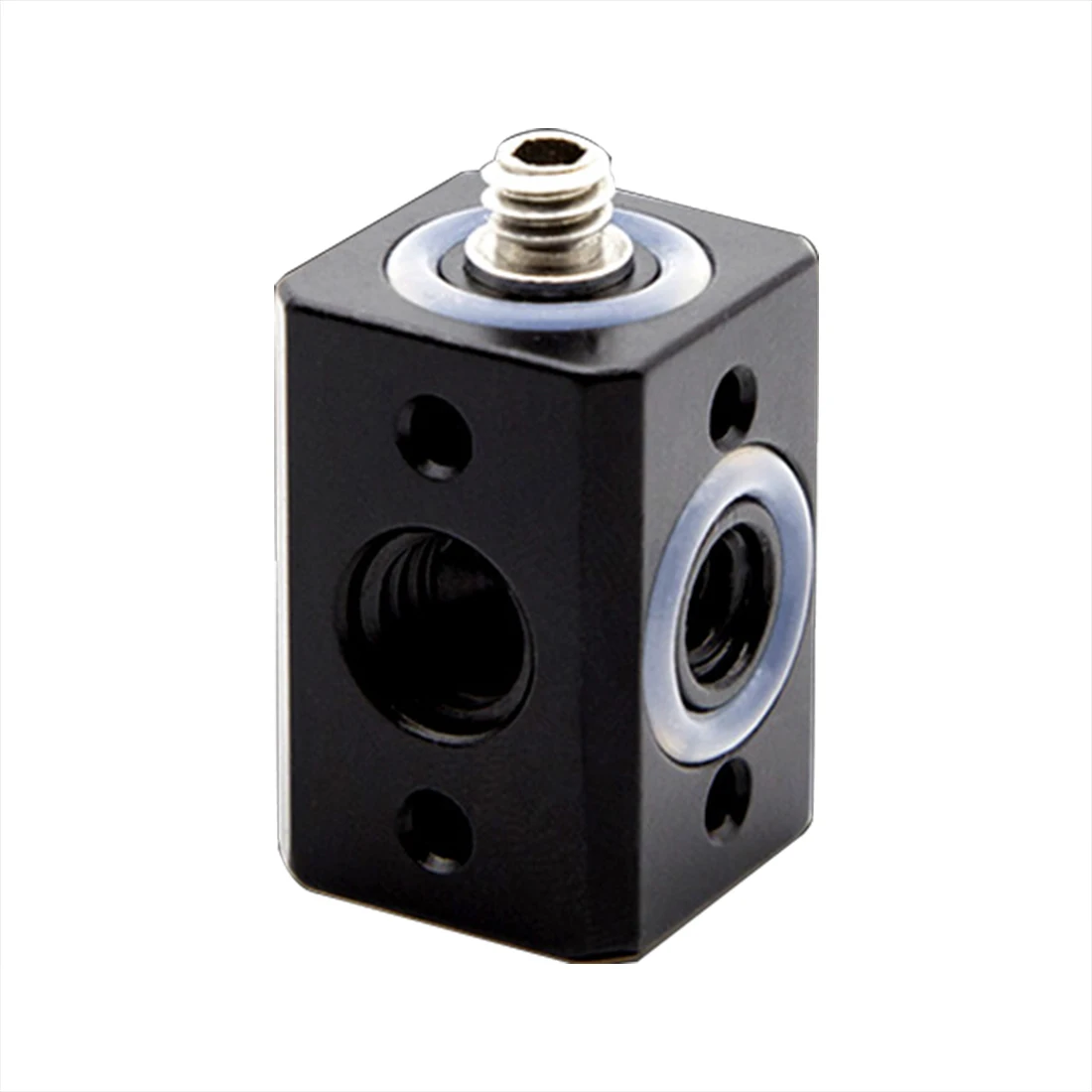 Universal Magic Cubic 1/4 3/8 Schraube Loch Adapter Dual Cube Halterung für DSLR Käfig Rig Flash Monitor Stativ Mikrofon Ständer – Detail 29