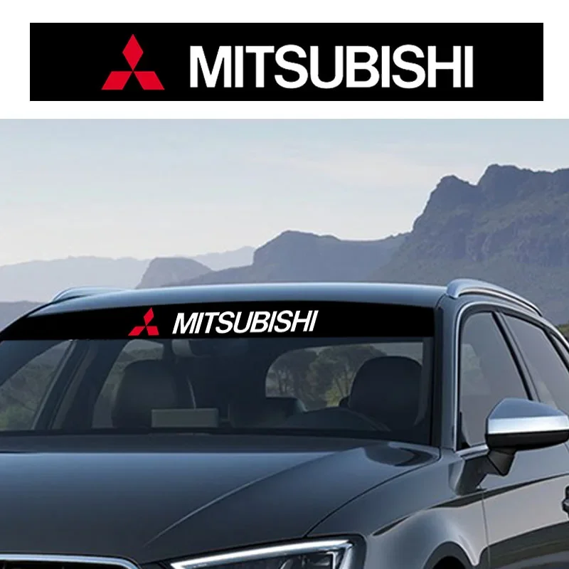 Car Sticker Styling Automobile Tuning Accessorie Windshield Decal For Mitsubishis ASX Lancer Pajero Outlander L200 EVO Lancer EX