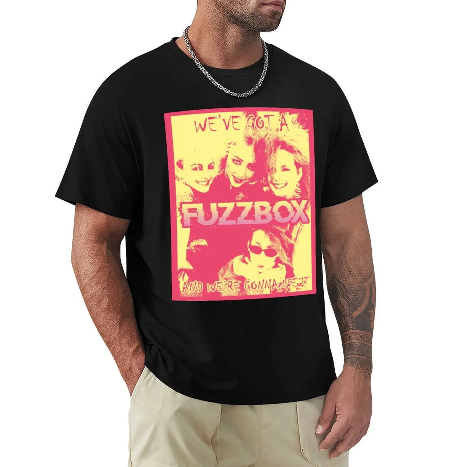 

Fuzzbox T-Shirt heavyweights kawaii clothes quick-drying tees men t shirt