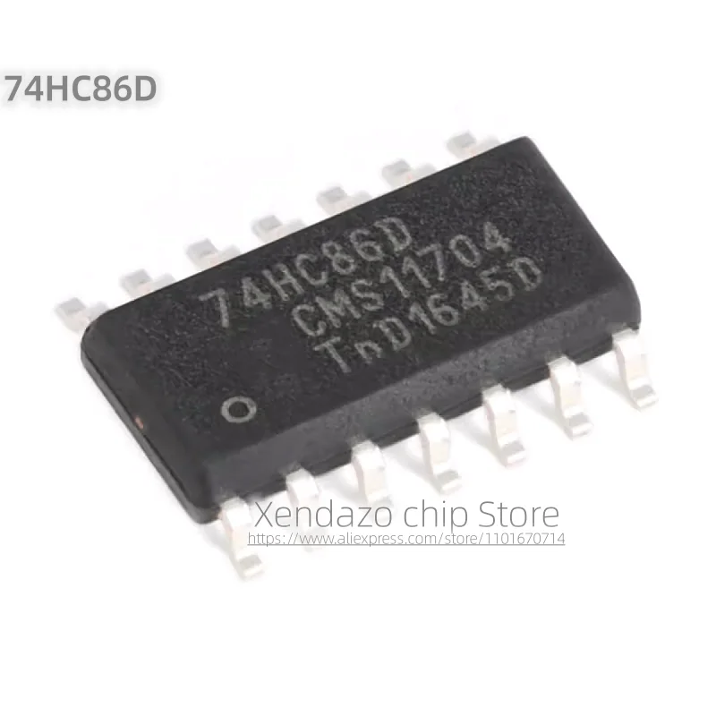 10pcs/lot 74HC86D SOP-14 package Original genuine 2-input quad XOR gate Logic chip