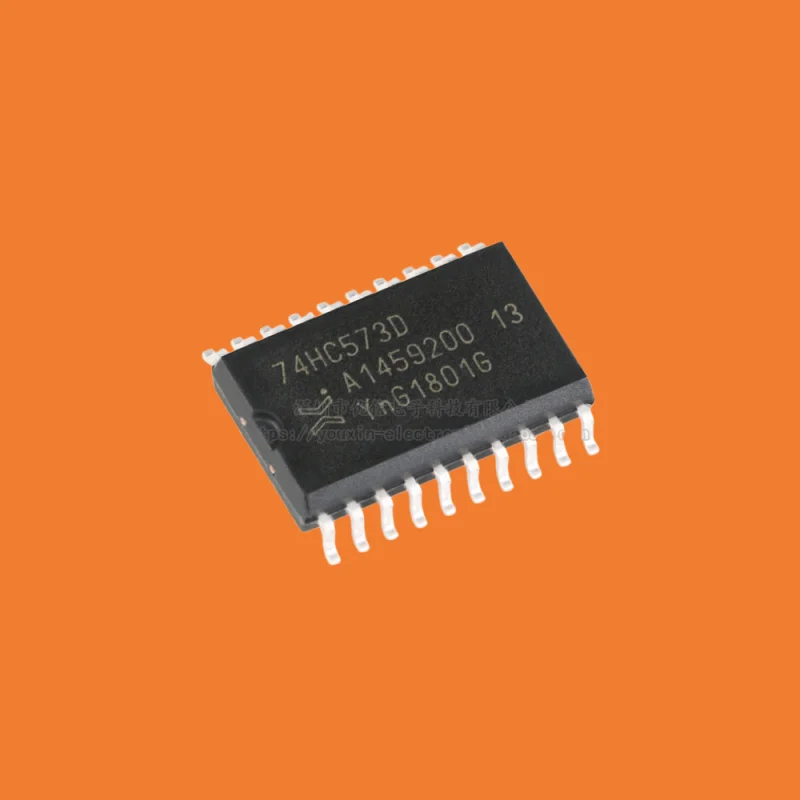 10pcs/Original genuine 74HC573D, 653 SOIC-20 tri state output eight channel D-type transparent latch