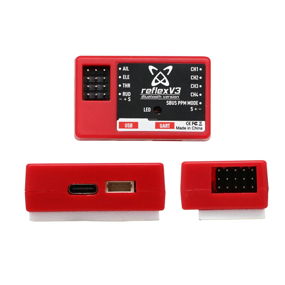 FMS Reflex V3 Flight Controller Gyro stabilizzatore telecomando RC Aircraft FMS Warbird Fixed Gyro funzionalitร Drone Helicopter