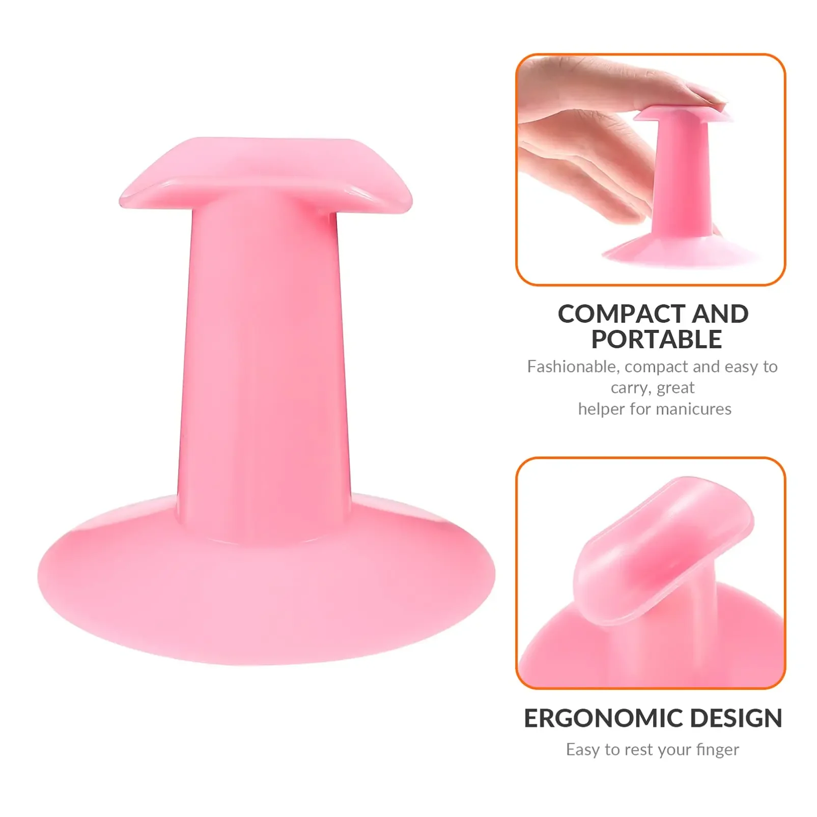 3PCS Plastic Finger Stand Support Rest Nail Art Design Painting Salon DIY Finger Practical Holder for Nail Art