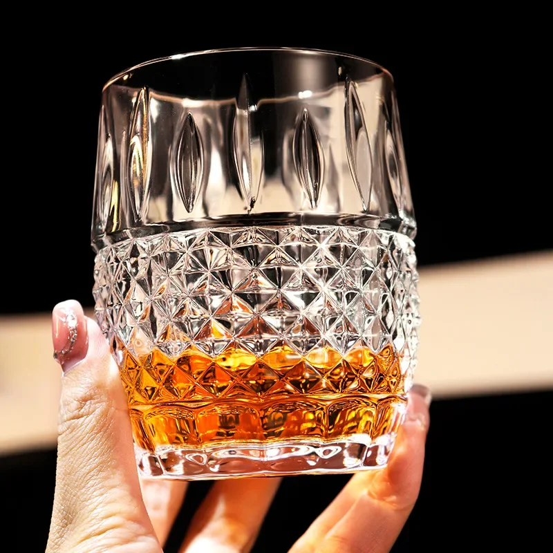 High-value Crystal Wine Glasses, Commercial Light, Luxury Whiskey Bar, Thickened Foreign Wine Crystal
