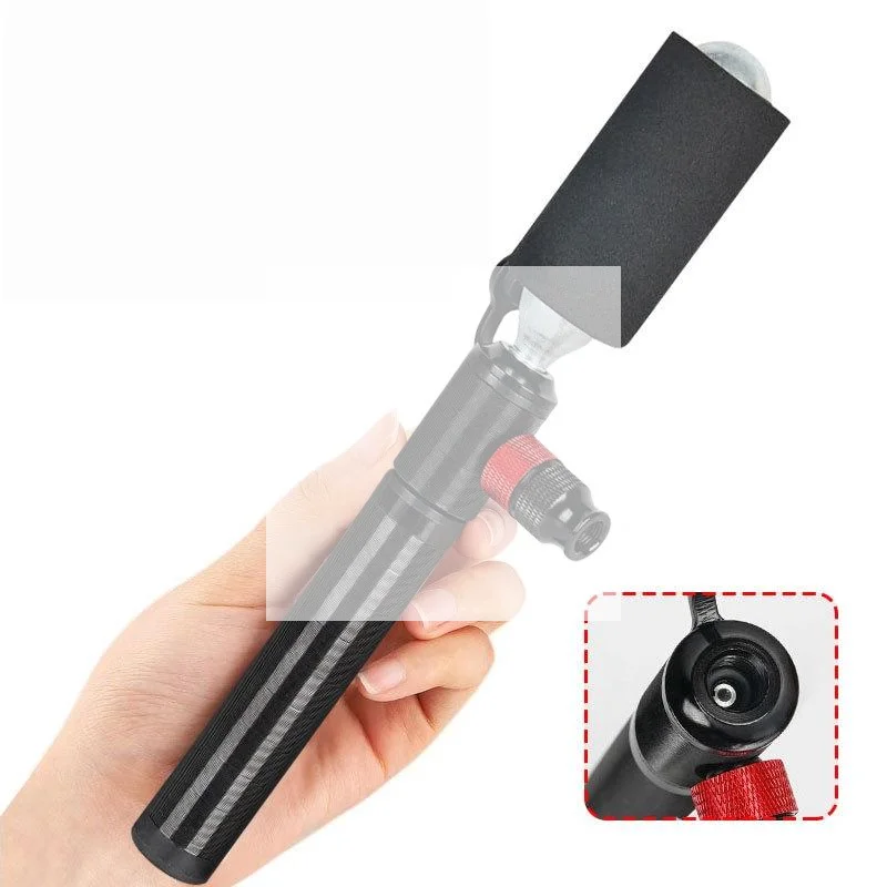 

1 Set Portable Bicycle Tire Inflator Extra Mini Bike Pump 100PSI Aluminum Alloy Snap-on Nozzle Valves For Presta/Schrader/Clik