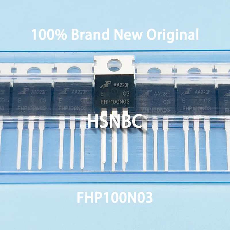 

10Pcs/Lot FHP100N03 FHP100N03E 100N03 TO-220 30V 100A MOSFET N-Channel Power Transistor 100% New Original