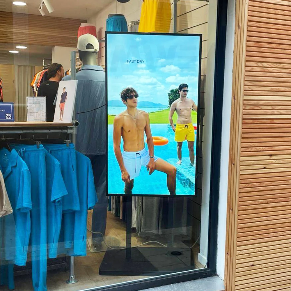 65Inch 3000Nits Double Side High Brightness Digital Signage 55