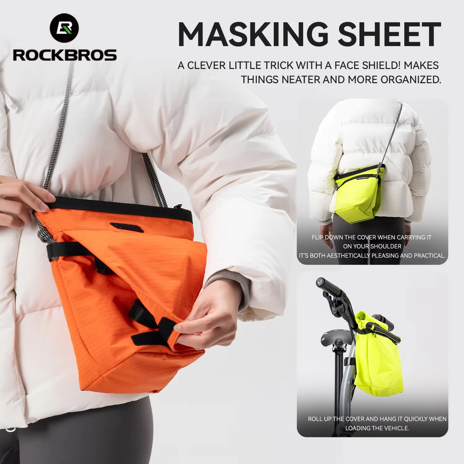 

Велосипедная сумка ROCKBROS 2.5L на руль, быстросъемная, водонепроницаемая, для хранения инструментов, для складного велосипеда Brompton