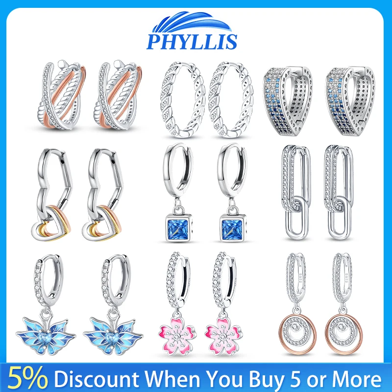 Heißer Verkauf Sterling Silber Ohrringe magisches Auge blau gefärbte Zirkon Ohrringe Mode elegante Frauen Schmuck DIY Geburtstags geschenk