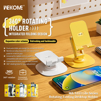 WEKOME LeFu Series 360 Rotating Folding Convenient Mobile Tablet Stand Cute Desktop Stand Anti slip