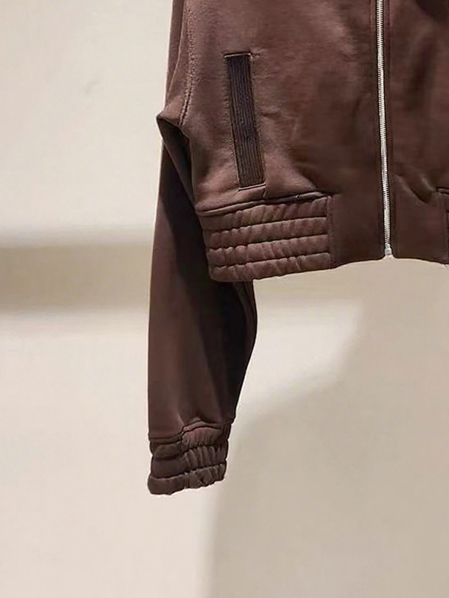 

S Home Nan You High End Women's Faion 2025 Autumn New Retro Patchwork Corduroy Stand Collar Jaet ort Outerwear