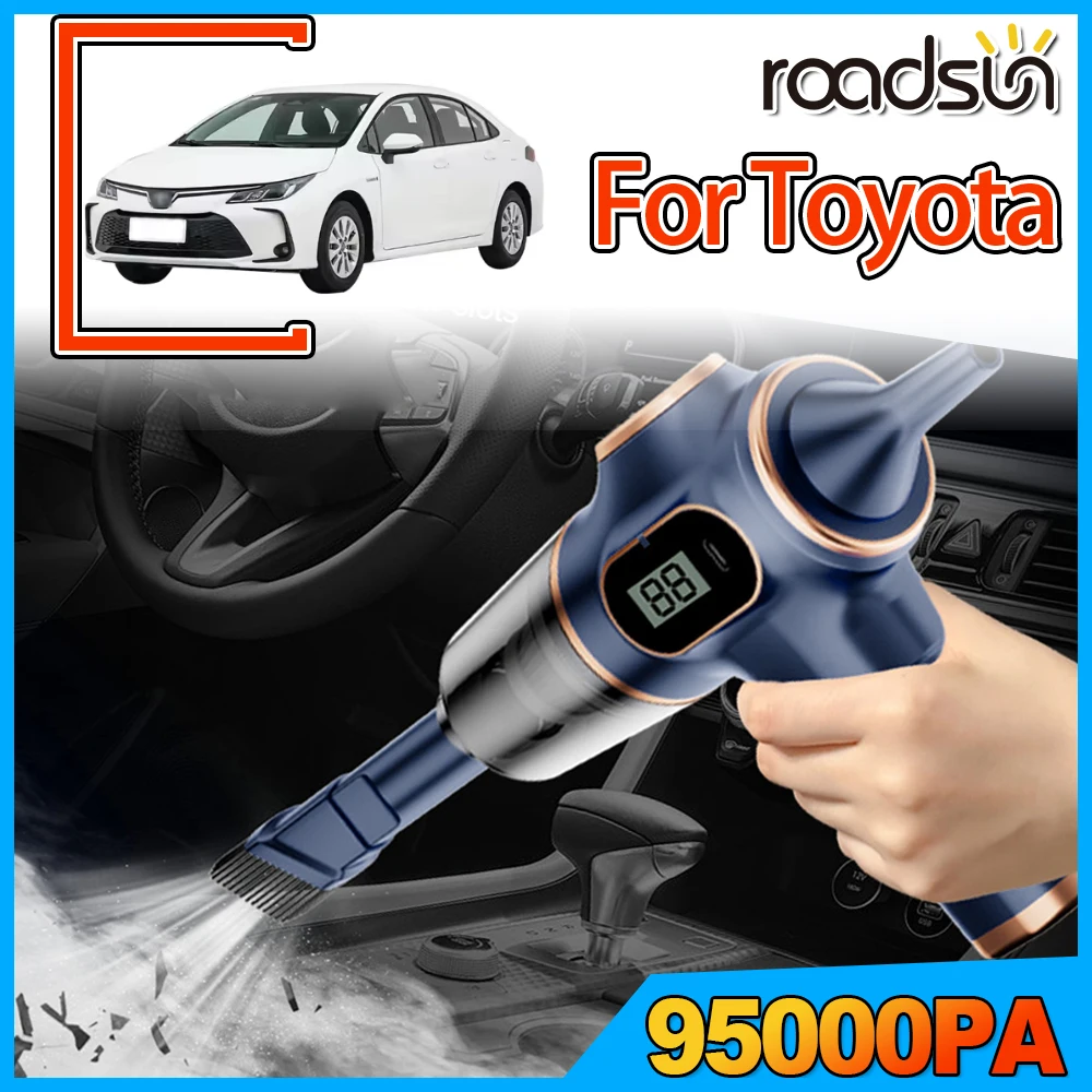 

Car HandHeld Portable Vacuum Cleaner 95000PA For Toyota Camry COROLLA Highlander Land Cruiser Matrix Prius Solara Tacoma Tundra