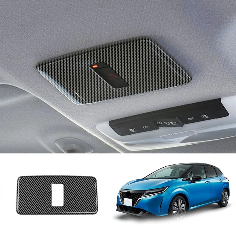 Car Indoor SOS Cover Roof Emergency Button Panel Decorative Frame Trim For Nissan NOTE E13 KICKS 2020-2022