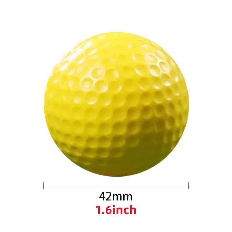 6Pcs Golf Practice Ball Pu Soft Balls Toy Indoor Practice Ball Sport Exercise Golf Sponge Room Foam Balls Outdoor Golf Ball