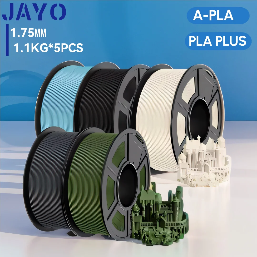 JAYO AntiString PLA /PLA PLUS 3D Printer Filament No String PLA Filament 1.75mm Neatly Wound  3D Printing Filament for 3D