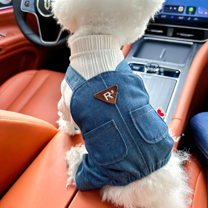 Valentine's Day Pet Clothing Clothing Small Dog Casual Fashion Comfortable Heartbeat Jeans