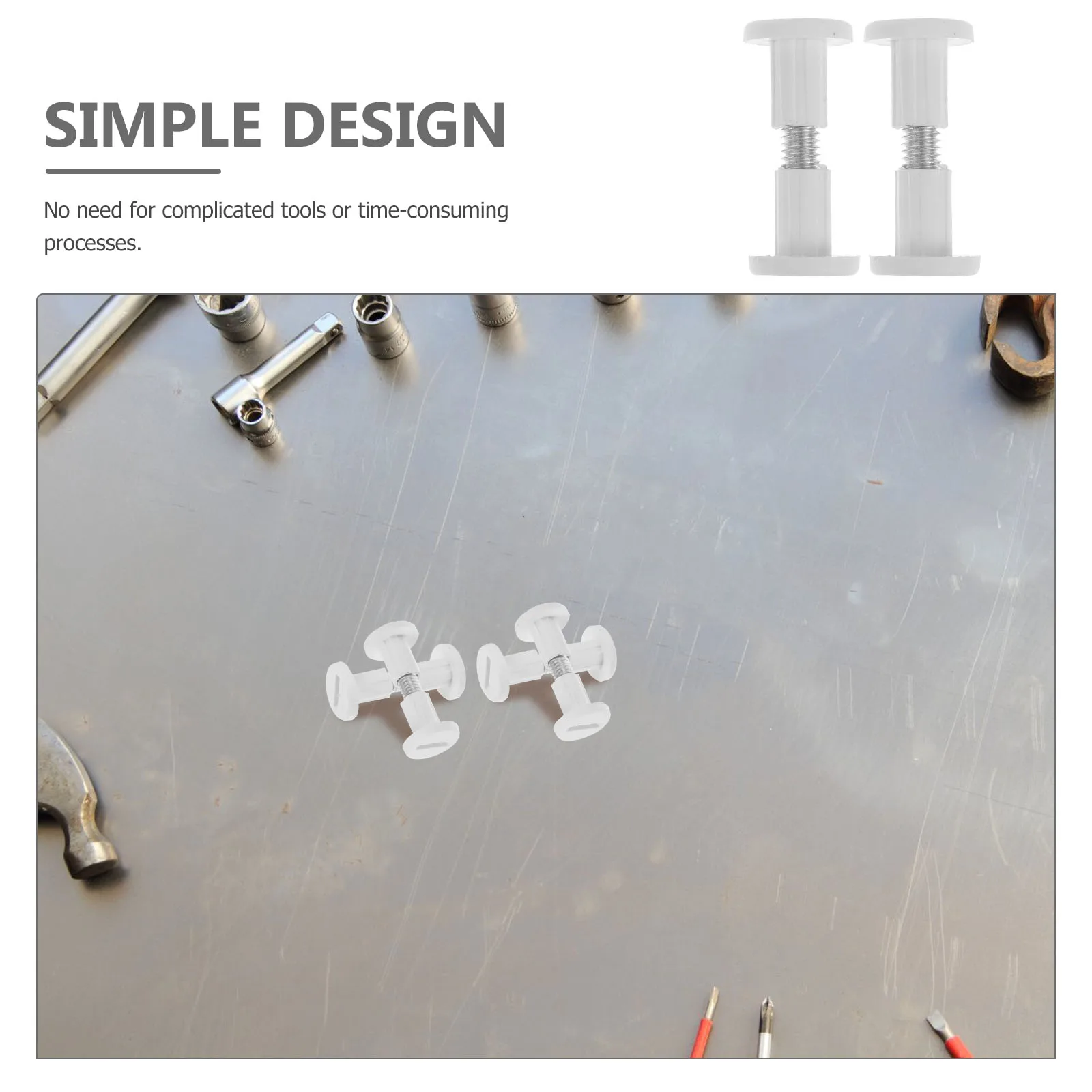 

50pcs Furniture Board Fastener Board Joint System Woodworking Screws Nuts Clamp Nut Submother Docking Hardware Table Top