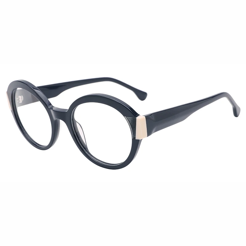 

Kirka Fashion Female Cat Eye Frames Woman Myopia/Reading Optical Glasses Tortoise Frame Big Gem Temples Eyeglasses WD4289