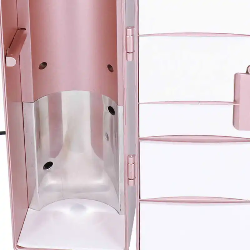 ثلاجة صغيرة USB المحمولة الثلاجة الحفاظ على الحرارة التخزين البارد الاستخدام المزدوج الثلاجة للسيارة في الهواء الطلق