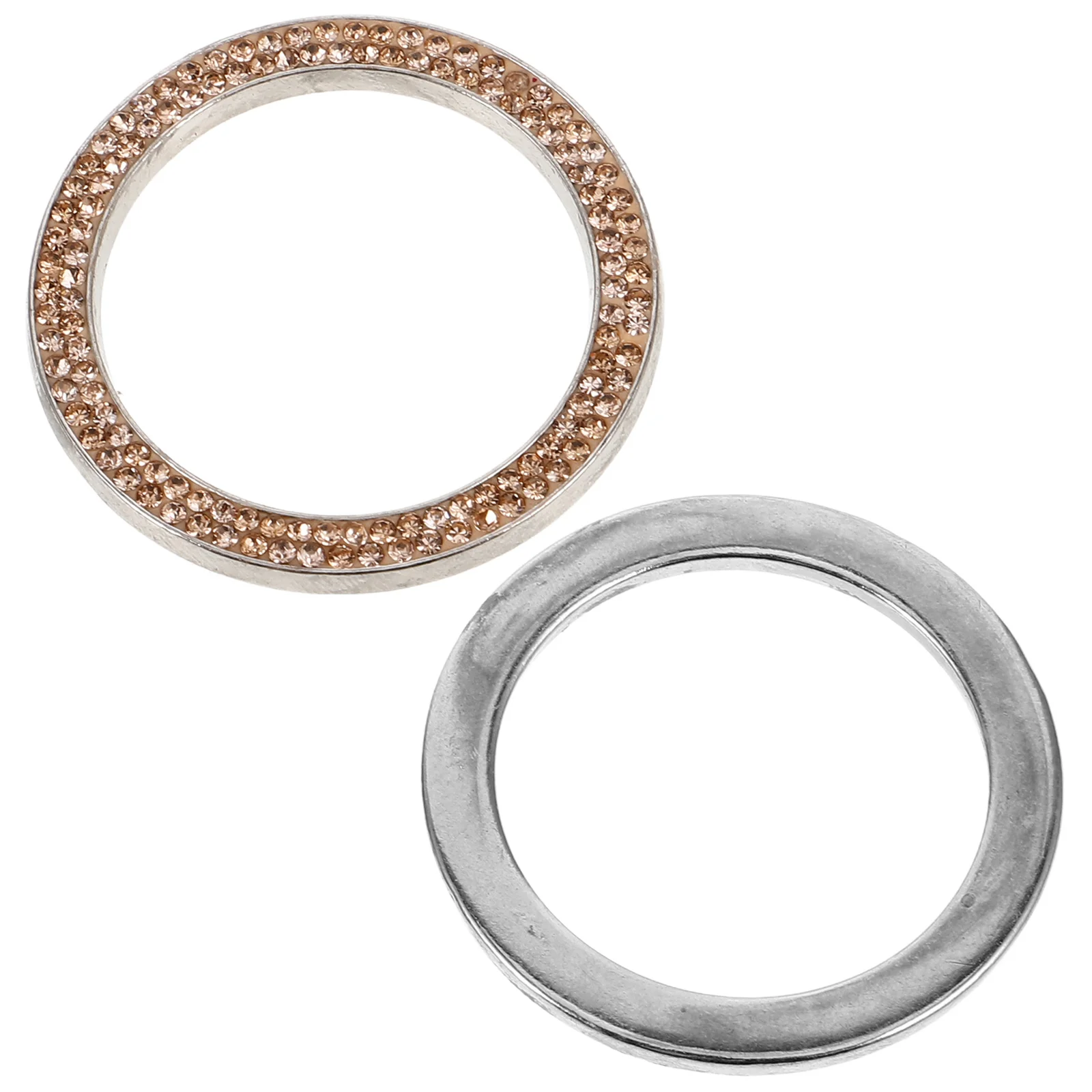 

2Pcs Push to Start Button Covers Ignition Decoration Engine Start Car Interior Accessories Car Decor Ignition Button Sticker