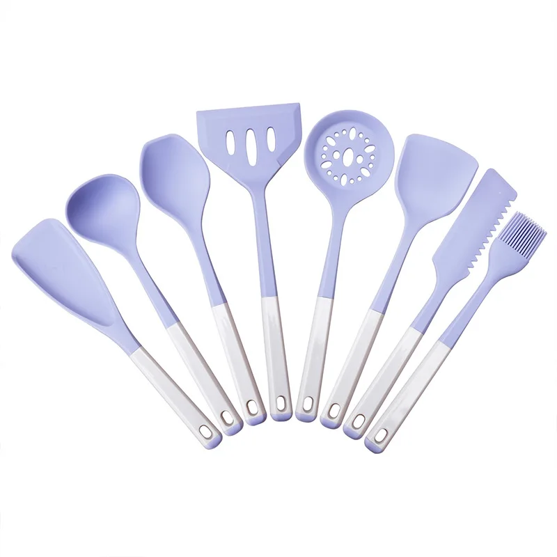 

LTT Multifunctional Silicone Kitchenware Easy to Clean High Temperature Resistant Spoon Frying Shovel Oil Brush Kitchen Utensils