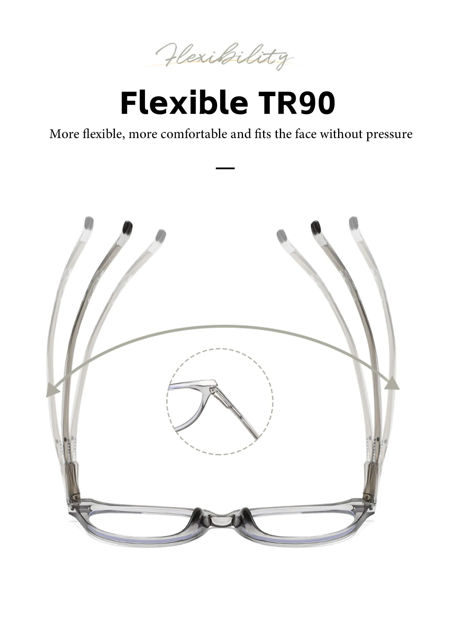 BEAU FIVE نظارات طبية على شكل عين القطة UV400 مضادة للنظارات الشمسية الزرقاء لقصر النظر التقدمية عدسات النظارات البصرية مع وصفة مخصصة 8465 #3