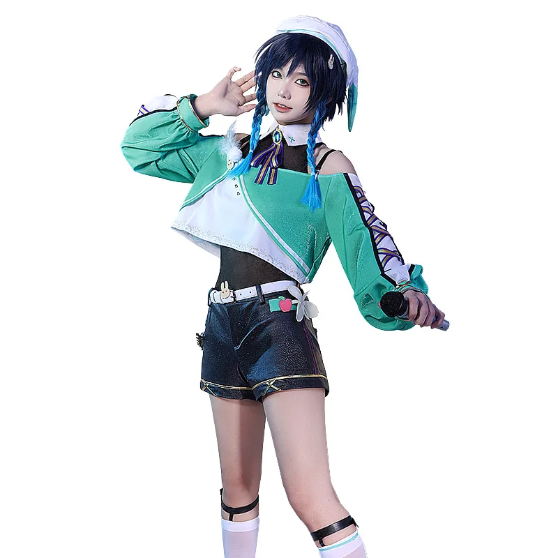 

Genshin Impact Venti Cosplay Costume, Halloween Party, Christmas Role Playing, Comic in stock, S-XL, New Sexy Costume Birthday