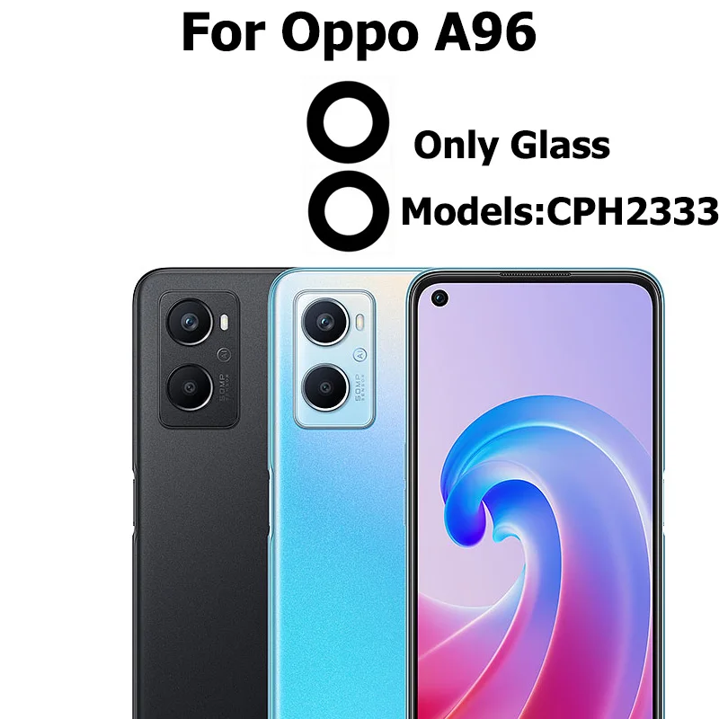 

New For Oppo A96 Camera Lens Rear Back Camera Glass With Adhesive Sticker Replacement