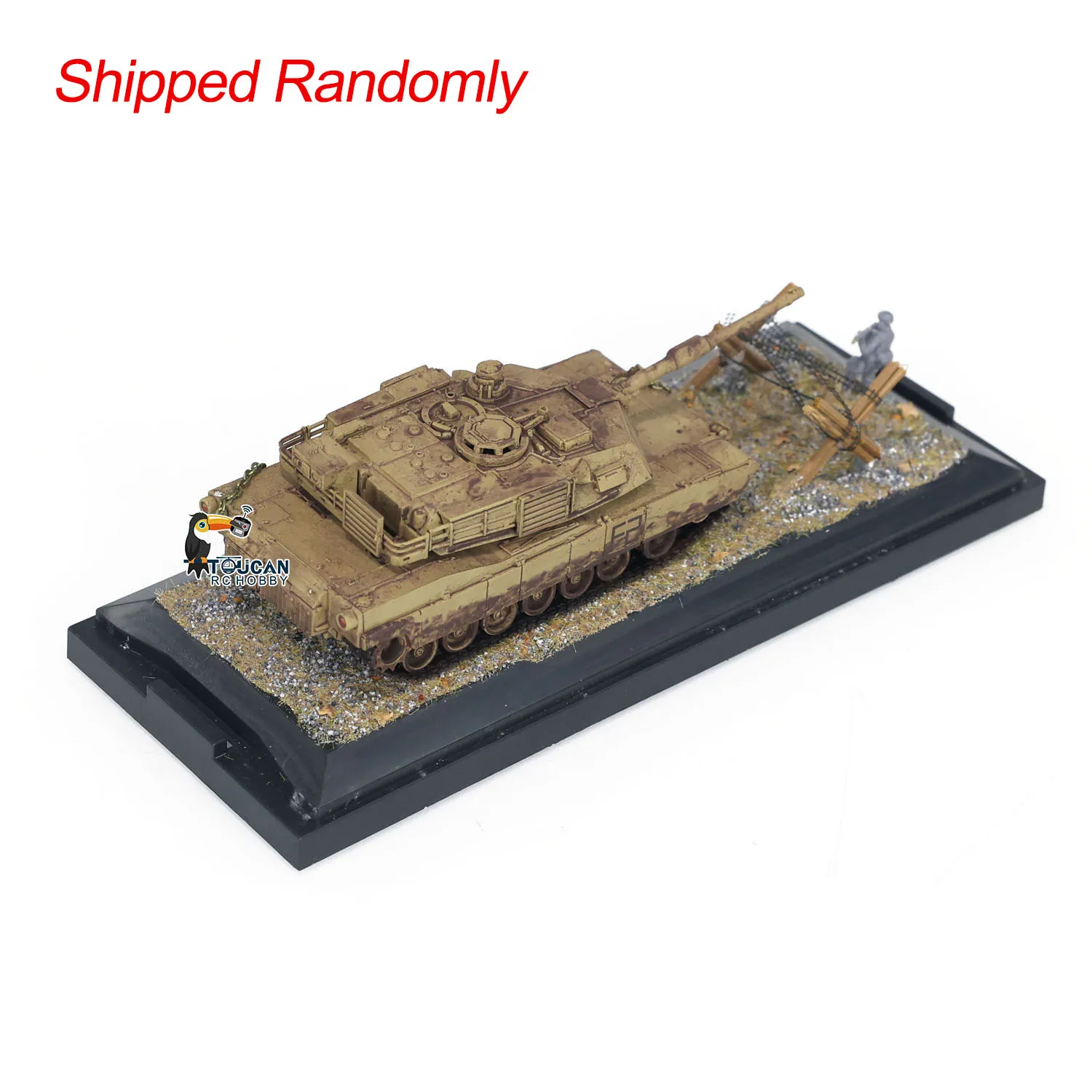 Henglong US Abrams M1A2 3918 Static Plastic Tank 1/72 Scale Model Without Radio System Electronics Mini Toys Boys Gifts TH24304