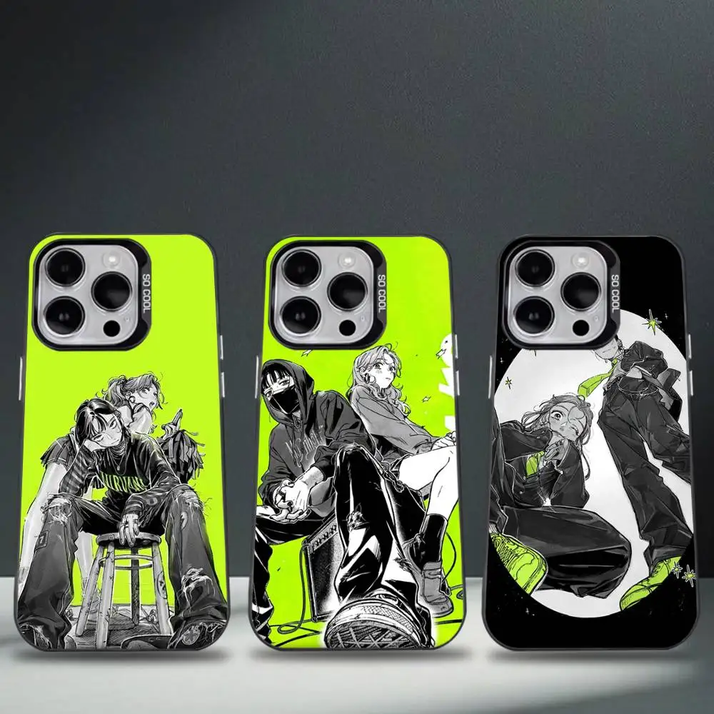 

tgswiiwagaa MitsuAya Phone Case For iPhone 16,15,14,13,12,11,8,7,Pro,Max,Plus,Mini,XS,SE Anti Fall Black Matte Hard