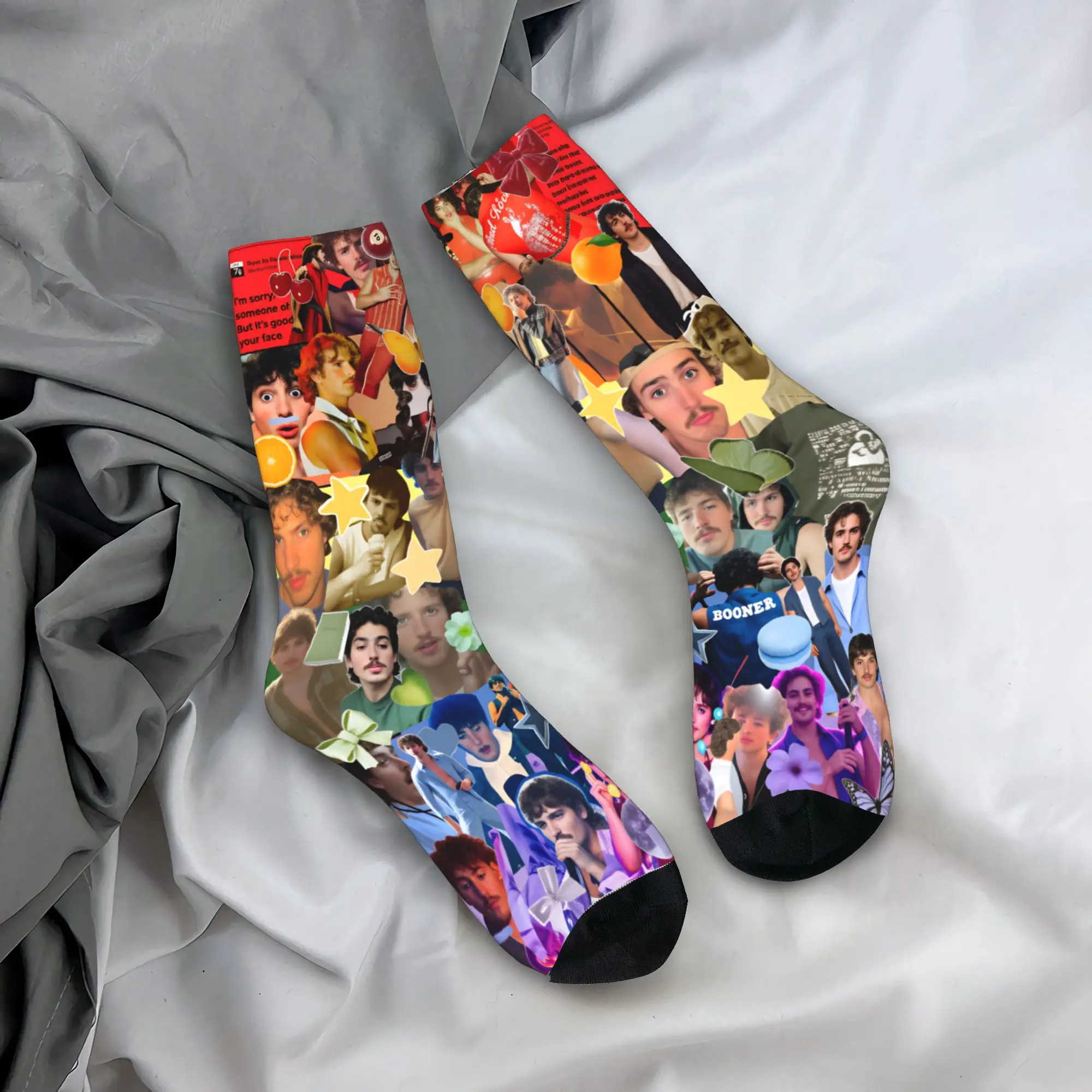 

Benson Boone American Singer Stockings Design Korean Socks Winter Anti Bacterial Socks Adults Men Running Sports Soft Socks