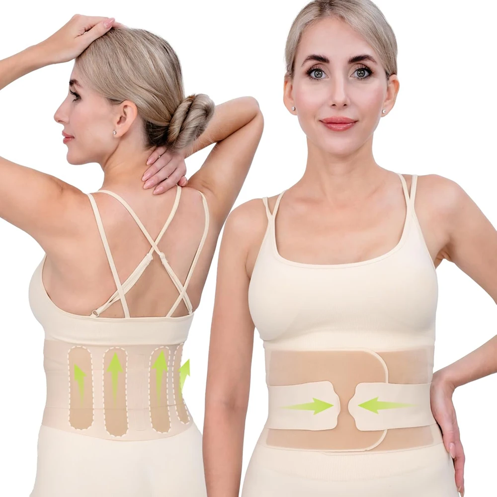 1PCS Lower Back Brace for Men & Women, Ultra-Thin Lumbar Support Belt, Effective Relief for Sciatica Scoliosis Herniated Disc
