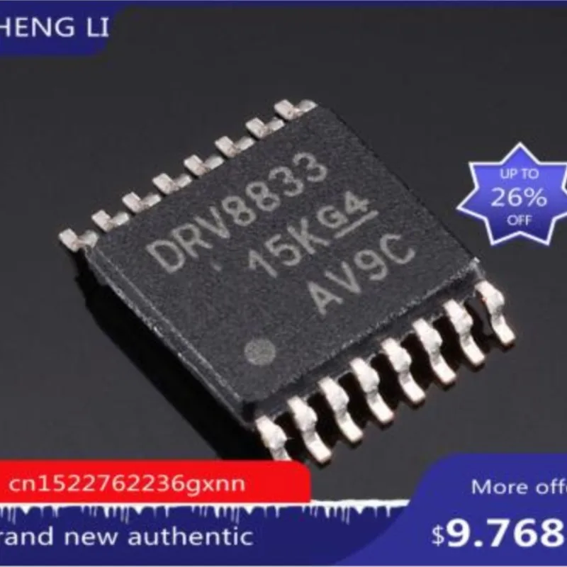 (Quantidade do produto: 20 peças) DRV8833PWPR DRV8833