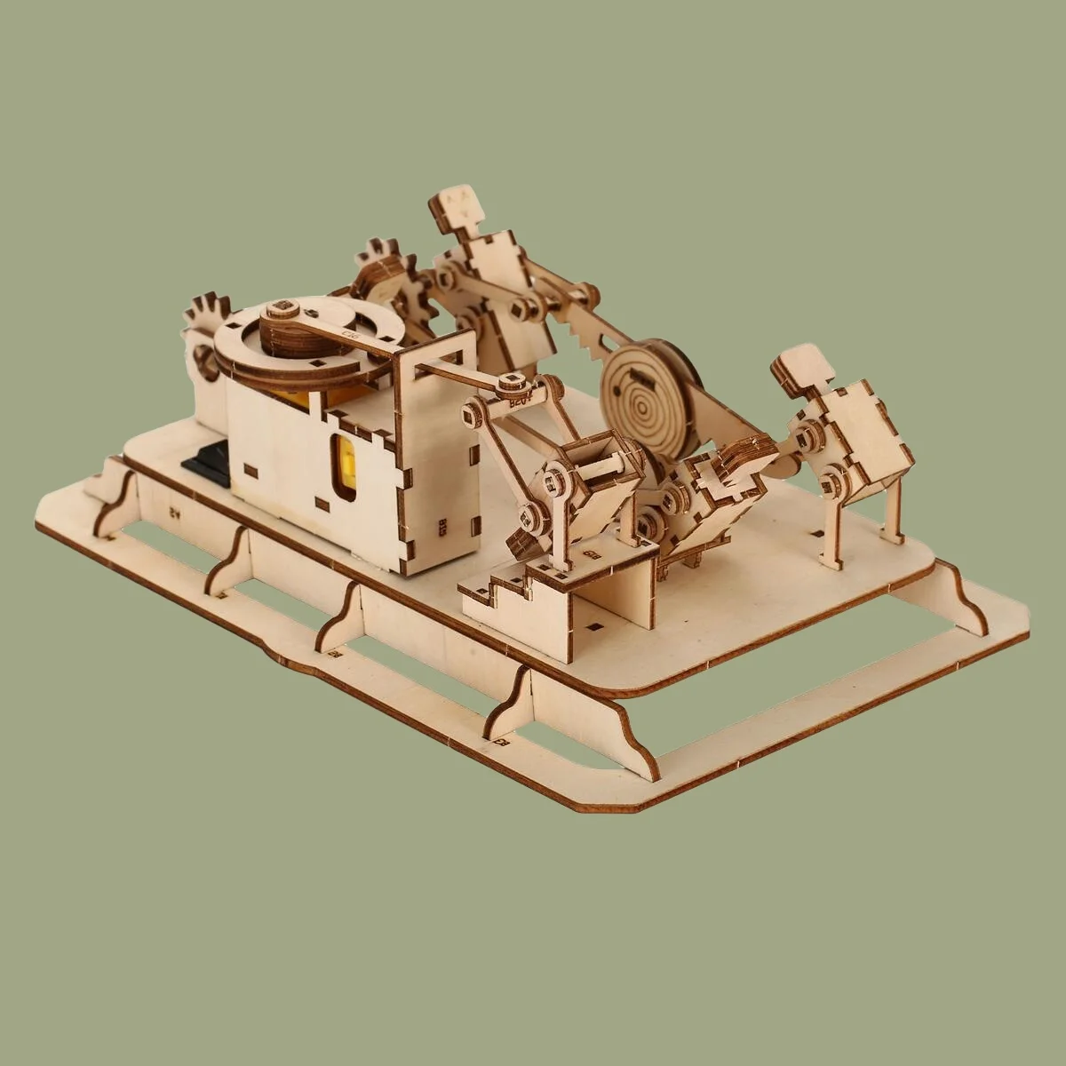 3D Wooden Jigsaw Airship Model Kit For Adult Model Building Kit Brain Sharp Turn For Adult Building Handmade Craft Machinery