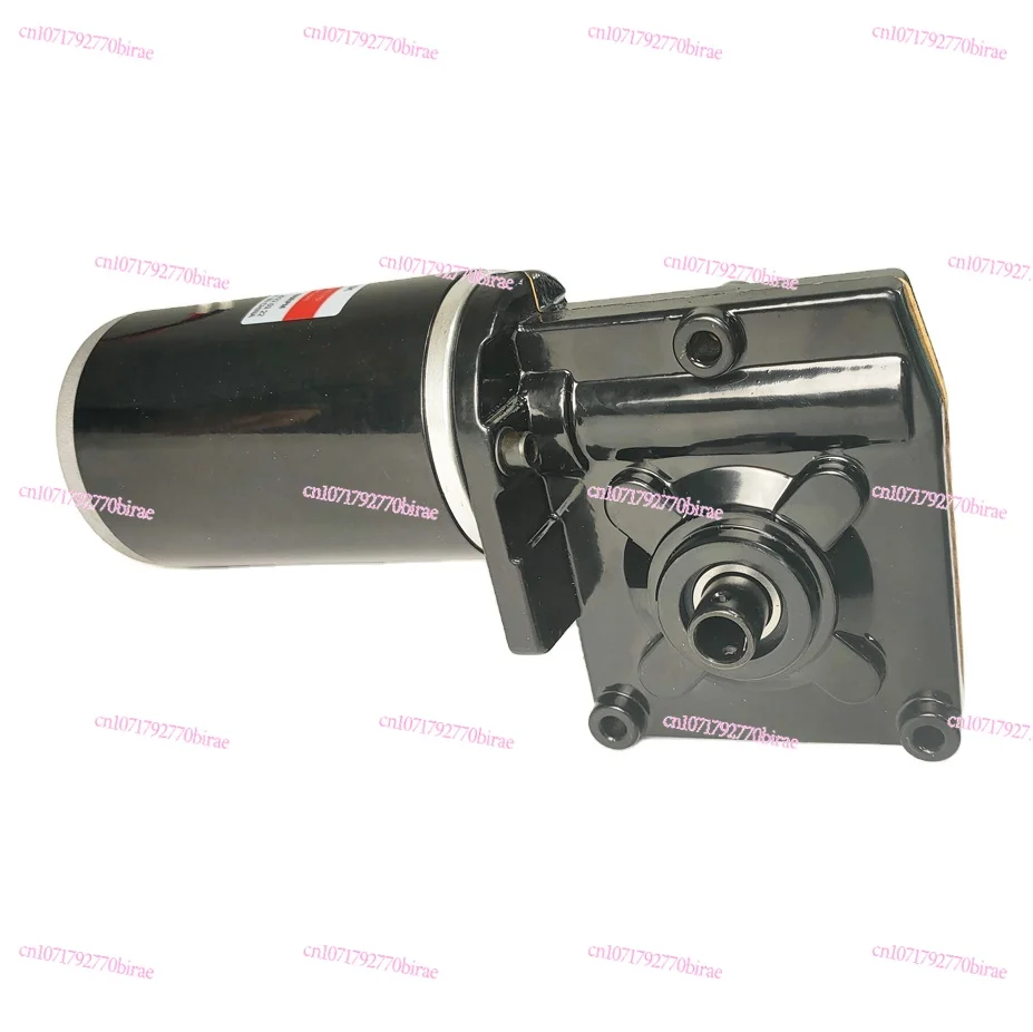 Dual Voltage 12V 24V 200W DC Gear Motor, 180RPM High Torque Low Speed Reduction Motor