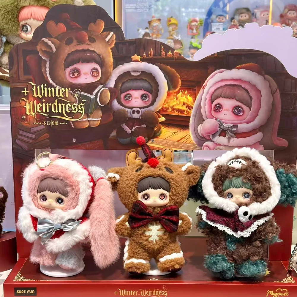 

Новая зимняя плюшевая глухая коробка серии Mildew, милая сумка с подвеской в виде плесени, рождественские подарки. Зимняя серия Grotesque Plu