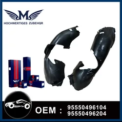 M Brand Auto Part OEM 95550496104 95550496204 Front Fender Liner Splash Guard for Porsche Cayenne 2008-2010