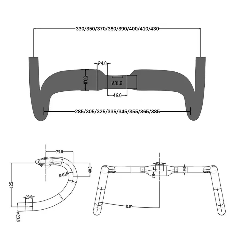 Bike Full Internal Wiring Professional Competition Level Competitive All Carbon Fiber Road Bicycle Handle All Internal Cables