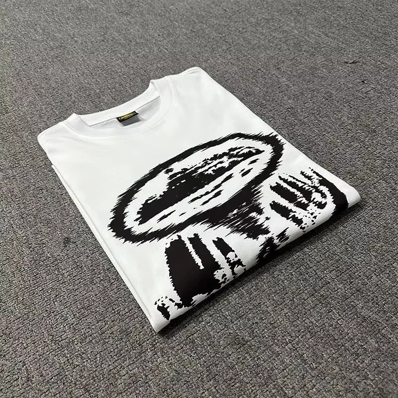 Men's Printed T-shirt Street Fashion Clothing Avant-garde Style Retro Oversized Design Men's and Women's Comfortable Top