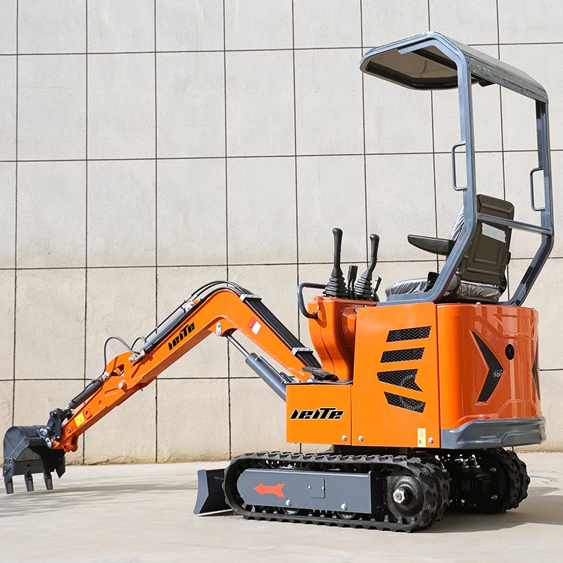 Personalizzabile europa vendita calda 1Ton 1.5ton 1.8ton elettrico idraulico Micro piccolo cingolato 1 tonnellata Mini escavatore Bagger Mini escavatore