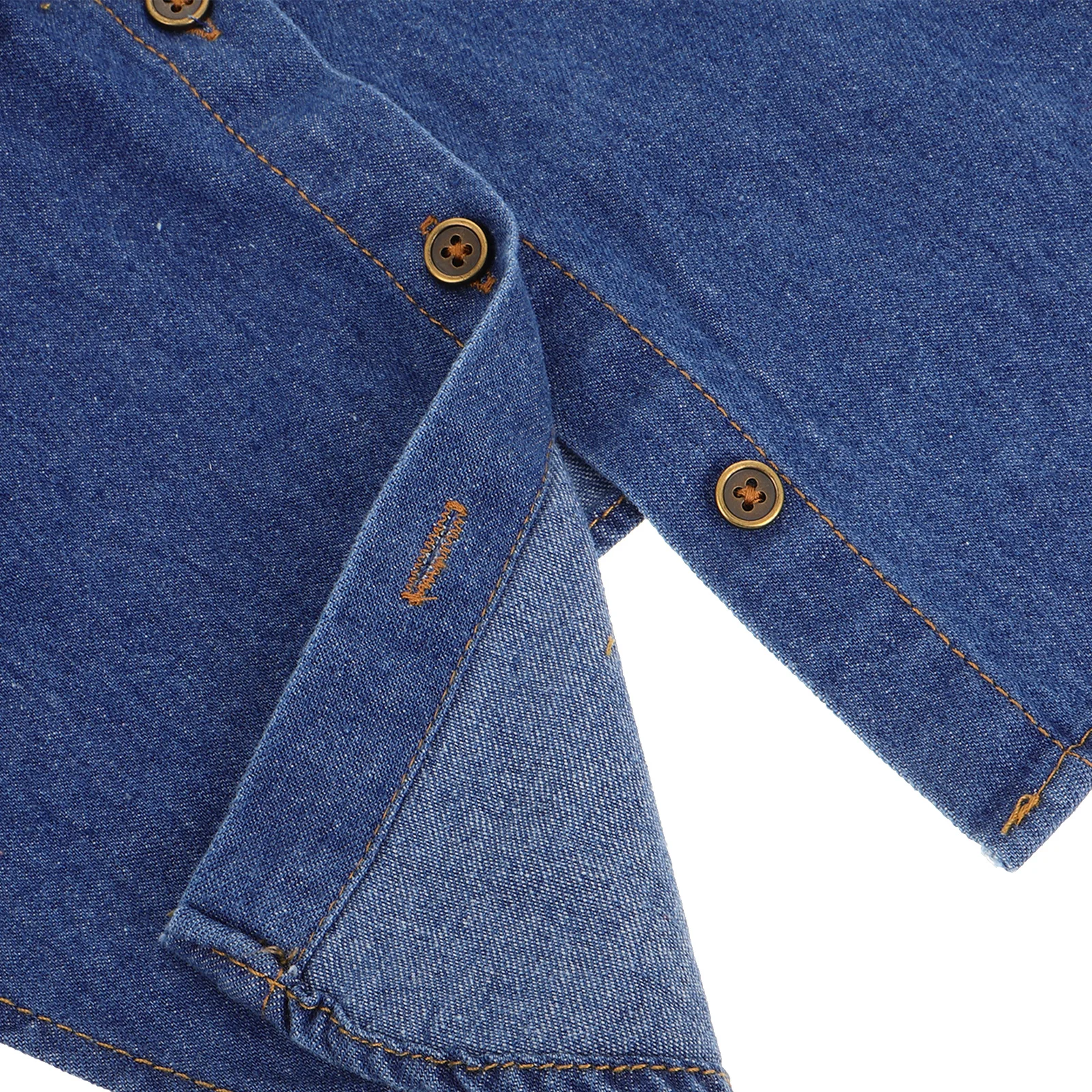 デニムフェイクカラー女性の取り外し可能なウォッシュブルーハーフシャツフェイクカラーオフィスカジュアルウェアディッキーアクセサリー