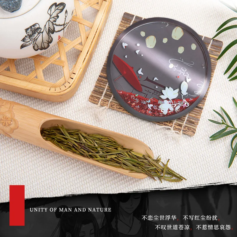 Anime Tian Guan Ci Fu Hua Cheng Xie Lian Acrylic Quicksand Shake Fighter Coaster Cosplay Accessories Xmas Fans Gift