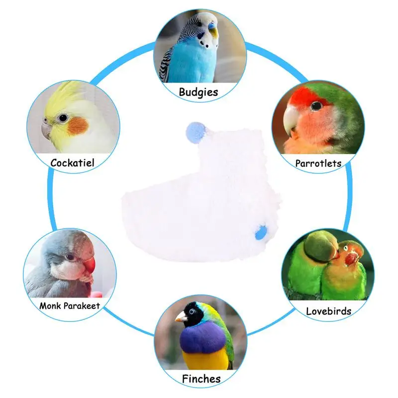 Прекрасная одежда для птиц, накидка для попугая, защита домашних животных, удобная утолщенная теплая уличная одежда, красочная одежда, случайные узоры